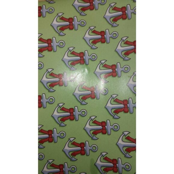 Vineyard Vines brand wrapping paper two 17-in x 17-in sheets - Picture 2 of 5